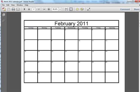 Tutorial on How to Make a Free Printable Blank Calendar | Printable ...