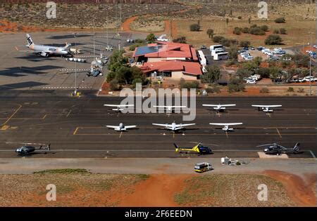 Aerial view over Uluru (Ayers Rock) in the Uluru Kata Tjuta National Park Northern Territory ...