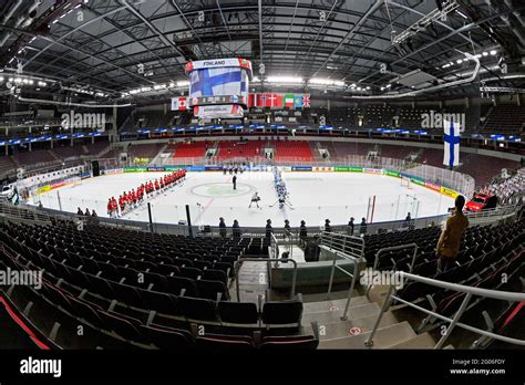 Riga, Latvia. 01st June, 2021. Arena Riga during the 2021 IIHF Ice ...