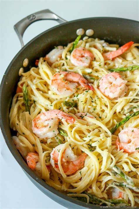 Garlic Butter Shrimp Pasta in White Wine Sauce | Recipe | Garlic butter ...