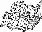 Dozer From Dinotrux Coloring Page Printable sketch template