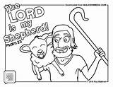 Free Coloring Page The Lord Is My Shepherd Psalm 23 Activity Sheets For  sketch template