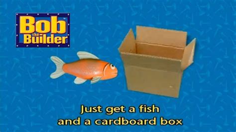 Bob The Builder Big Fish Little Fish Cardboard Box