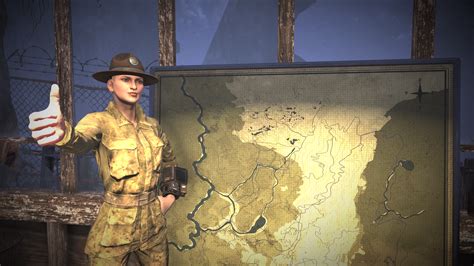 Fallout 76 - Military Fatigues with Campaign Hat