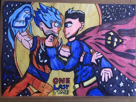 Goku VS Superman fan-art in honour of the threequel. : r/deathbattle