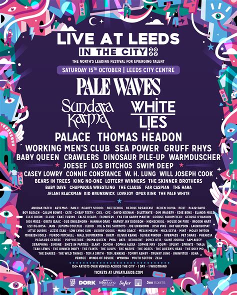 LIVE AT LEEDS: IN THE CITY announces over 80 names for 2023 - Werkre