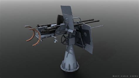 Flak 37 Free 3D Model - .obj .fbx - Free3D