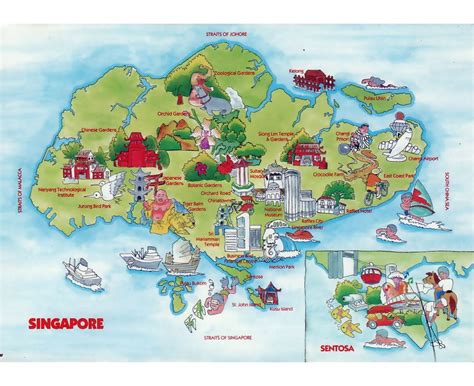 Maps of Singapore | Collection of maps of Singapore | Asia | Mapsland ...