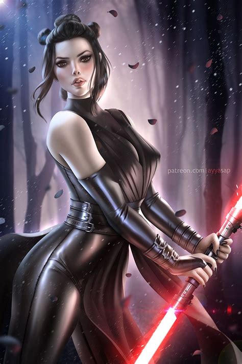 Dark Rey by AyyaSAP on DeviantArt | Rey star wars, Star wars sith female, Star wars characters ...