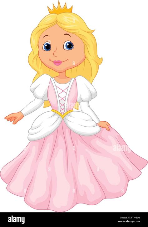 Cute princess cartoon Stock Vector Image & Art - Alamy