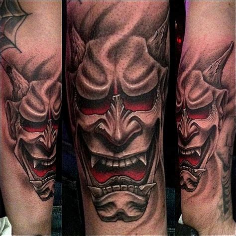 Paradise Artist Retreat : Tattoos : Evil : Hannya Mask Tattoo