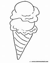 Free Printable Ice Cream Cone Coloring Pages sketch template