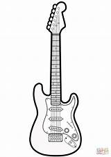 Guitar Coloring Pages  Print sketch template