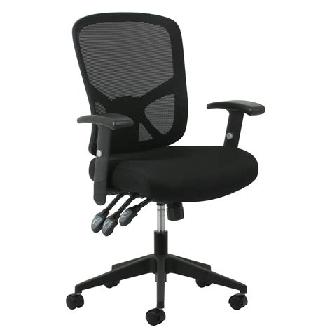 OFM Essentials Collection 3-Paddle Ergonomic Mesh High-Back Office Chair with Arms and Lumbar ...