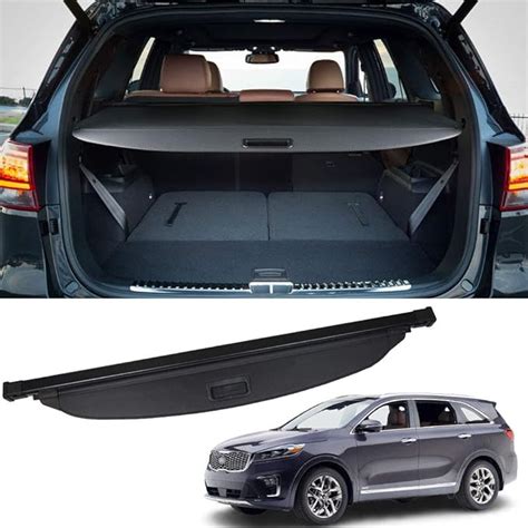 Marretoo Cargo Cover Factory Style for Kia Sorento Accessories 2016 2017 2018 2019 2020 Black ...