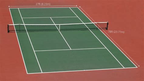 Tennis Court Dimensions & Size Guide | Edwards Sports Products
