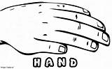 Hand coloring Page sketch template