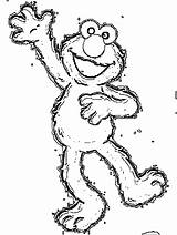 Sesame Street Elmo Coloring Page WeColoringPage 27  Wecoloringpagecom sketch template