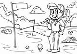 Golf Course Coloring Pages sketch template