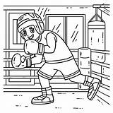 Premium Vector  Boxing Boxer Evading Isolated Coloring Page sketch template
