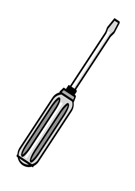 Clipart - screwdriver iss activity sheet p2