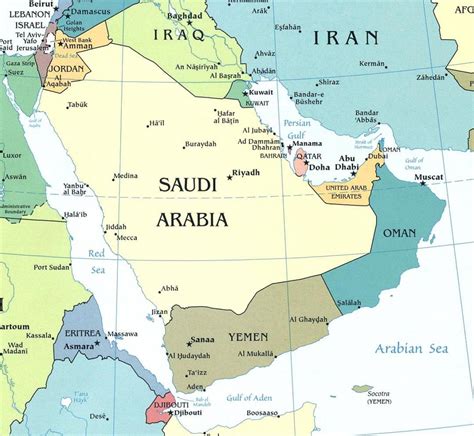 Ancient Arabian Peninsula Map