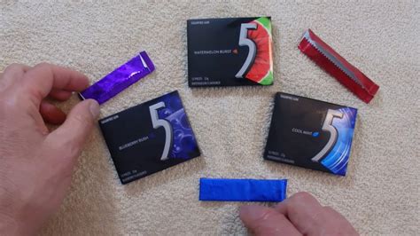 5 Gum All Flavors - typetrust