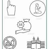 The Five Pillars Of Islam Activity Book Simple Activities Fun  sketch template