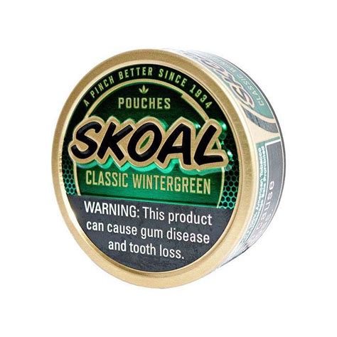 Order Skoal Wintergreen .82oz Original Pouches Northerner US