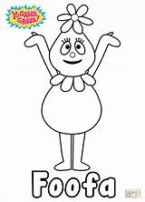 Yo Gabba Characters Coloring Pages sketch template