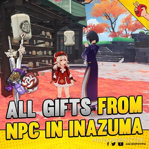 All Gifts from NPCs in Inazuma Genshin Impact | HoYoLAB