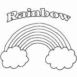 Printable Rainbow Coloring Pages Me  Best sketch template