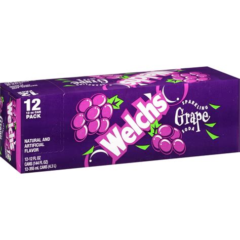 Welch's Sparkling Grape Soda, 12 Fl. Oz., 12 Pack - Walmart.com - Walmart.com