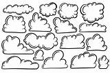 Free Coloring Pages Clouds sketch template