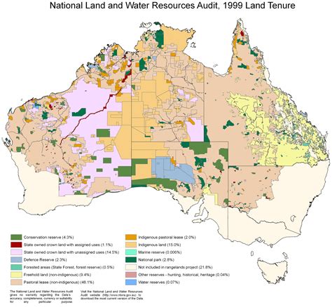 Land And Water Resource Map of Australia - MapSof.net