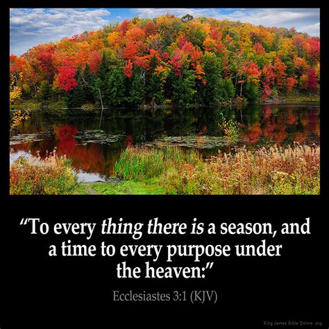 Ecclesiastes 3:1 Inspirational Image