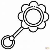 Baby Rattle coloring page  Free Printable Coloring Pages sketch template