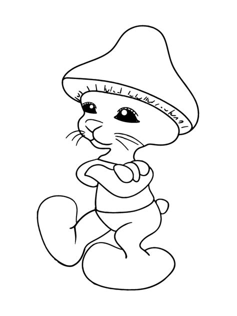 Smurf Cat Coloring Pages Printable for Free Download