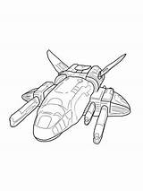 Starship coloring pages sketch template