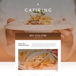 Catering Website Templates