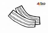 Bacon Coloring Pages sketch template
