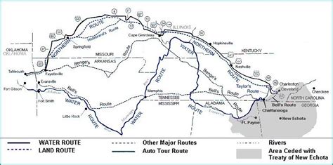 Trail of Tears Map