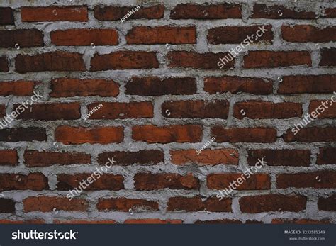 Dark Red Wall Brick Texture Stock Photo 2232585249 | Shutterstock