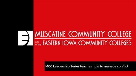 MCC Leadership Series teaches how to manage conflict | Discover Muscatine