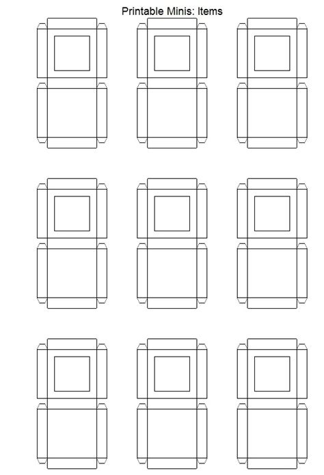 Rectangle Cake Box Template