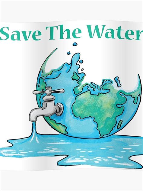 Save Water Poster by jurassicshop | Save water poster drawing, Water pollution poster, Save ...