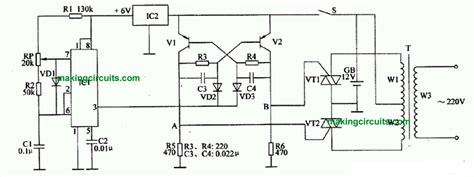 IC 555 Inverter Circuits