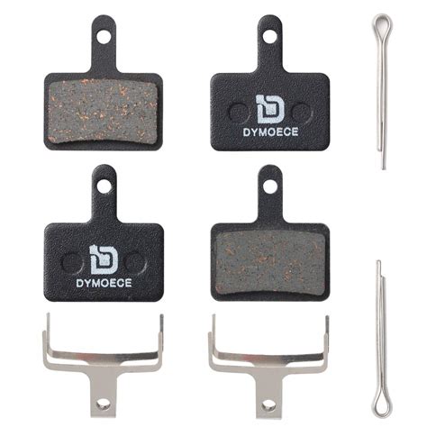 Dymoece 2 Pairs Bicycle Disc Brake Pads Compatible with Shimano Deore XT XTR LX SLX Hone Alfine ...