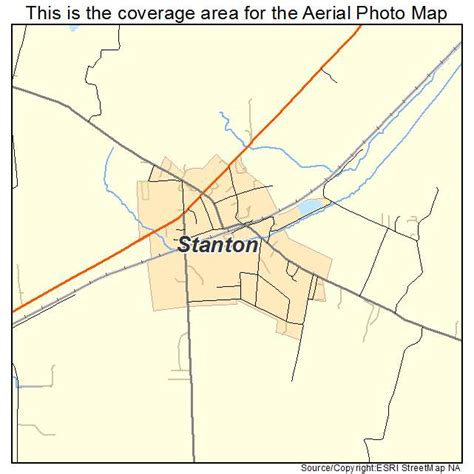 Aerial Photography Map of Stanton, TN Tennessee