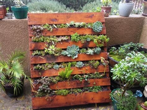 12 Beautiful Pallet Garden Ideas - Roots Nursery